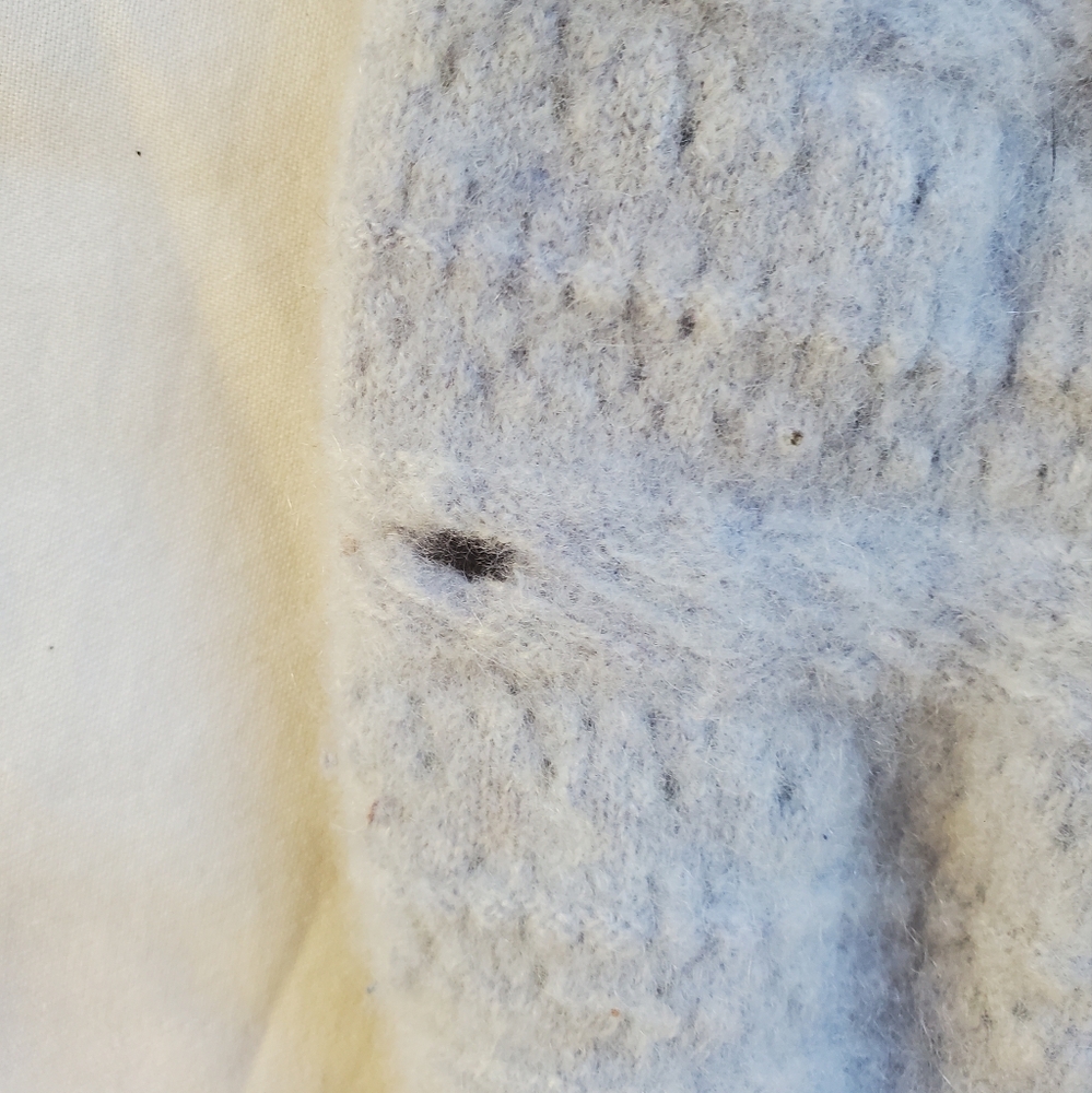 Garnet Hill Cashmere Pointelle-Stripe Sweater - Picture 4 of 6